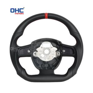 <span class=keywords><strong>Volante</strong></span> deportivo personalizado de cuero completo para <span class=keywords><strong>Volante</strong></span> <span class=keywords><strong>Audi</strong></span> A3 Lenkrad <span class=keywords><strong>A4</strong></span> B7 A5 2008 2009 <span class=keywords><strong>2010</strong></span> 2011 2012 OHC MOTORS - Product Image 2