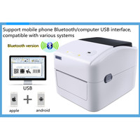 Printer Label Barcode XP-420B, Koneksi Mobile, Perekat Termal, Produk Waybill Ekspres 4-inci, Barcode Desktop