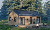 Maisons préfabriquées de haute qualité de conception australienne, maison triangulaire préfabriquée durable, villa, appartements de villégiature