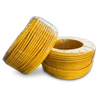 Câble en silicone orange QZJ E SIR personnalisé, fil de cuivre nu flexible, IP65, forme en spirale, 10 AWG, pour batterie de drone RC ESC