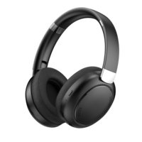 Casque sans fil supra-auriculaire OEM/ODM avec micro pour audiophiles, suppression du bruit ENC, idéal pour les réunions en ligne et le gaming vocal