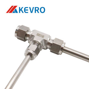 איחוד הפחתת 3 כיווני עם מוט דחיסה נירוסטה מתאים עבור מכשור ומערכות הידראוליות - Product Image 3