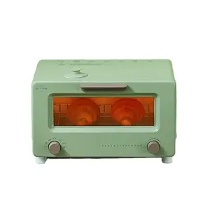 2021 New Design 10L Stainless Steel Steam Toaster Mini Oven in Green