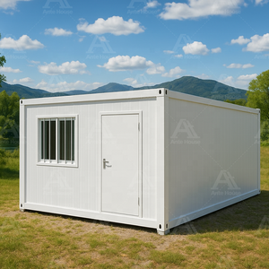 Ante Fácil instalación 20 pies casa contenedor desmontable Nueva Generación CASA DE ACERO prefabricada barata con almacenes - Product Image 2