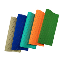 Feuilles de caoutchouc en tissu néoprène extensible laminé de polyester en nylon Matériau en caoutchouc perforé souple d'épaisseur personnalisée