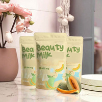 Poudre de Lait Beauté Fraise & Melon en Gros, Prête à l'Emploi, pour Adultes, 18g par Portion, 180g par Paquet