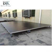 Scène portable réglable en hauteur, plateforme de scène pour événements avec podium en aluminium, prix d'usine pour les spectacles