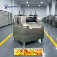 Machine de découpe de chips de tortilla triangulaires, coupe-légumes pour la production de chips de maïs frites