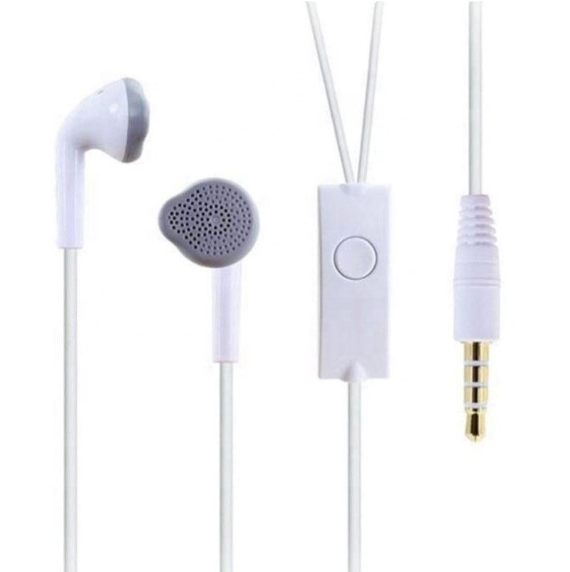 Earphone 5830 Putih Kualitas Tinggi Headset Asli Noise Cancelling untuk Ponsel Pintar Samsung dan Android