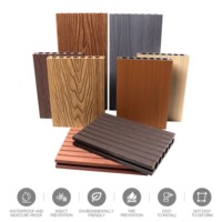 Dalles de terrasse en composite bois-plastique (WPC) antidérapantes pour balcon et jardin