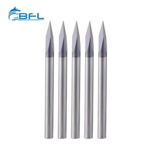 BFL Tungsten Carbide Đáy Phẳng Khắc End Phay Cutter <span class=keywords><strong>CNC</strong></span> Kim Loại Khắc Bits Công Cụ Cắt - Product Image 3