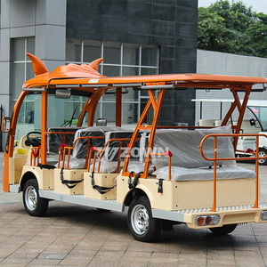 Bus électrique confortable à motif de dessin animé avec cadre amortisseur pour les excursions panoramiques en montagne des enfants - Product Image 4