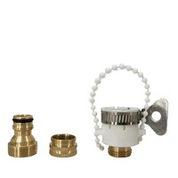Nouvel adaptateur de raccord de robinet en alliage anti-déchirure pour tuyau télescopique, idéal pour les machines à laver et les systèmes d'irrigation de jardin