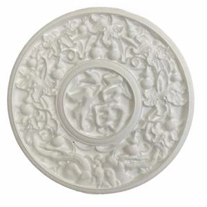 Estilo francés tallado GRC hormigón decorativo Interior relieve paneles de pared para techo ático redondo Dormer ventana Marco Decoración - Product Image 5