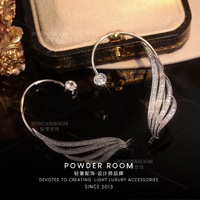 Boucles d'oreilles clip nuage en laiton plaqué or avec zircon, bijoux fantaisie pour filles mignonnes
