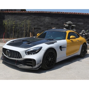Kit de carrosserie semi-carbone pour modification et amélioration de voiture, pare-chocs avant et arrière, jupes latérales, ailes pour Benz 2015-2023 AMG GT GTR PRO - Product Image 3