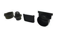 Caniveau de drainage rectangulaire moderne EN1433/A15 en PP anti-corrosion et écologique avec couvercle en plastique pour drain de sol