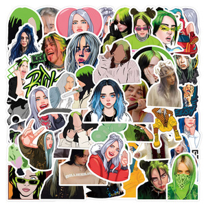 55PCS USA Girl Singer Music Album Qu'est-ce que j'ai fait pour Billie Eilish Sticker - Product Image 1