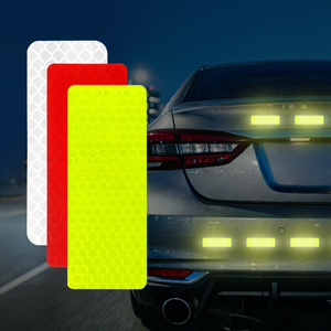 Pegatinas reflectantes para coche, pegatinas luminosas de advertencia, pegatinas decorativas creativas multifuncionales para motocicleta, cubierta para arañazos - Product Image 2