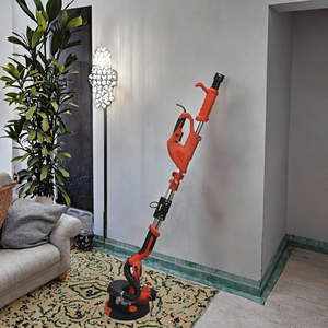 <span class=keywords><strong>Ponceuse</strong></span> électrique à long manche à vitesse variable avec LED <span class=keywords><strong>et</strong></span> aspiration intégrée pour plafonds <span class=keywords><strong>et</strong></span> cloisons sèches, idéale pour le bricolage - Product Image 6