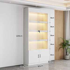 Vitrine en <span class=keywords><strong>verre</strong></span> à tabac à feuilles personnalisée pour les magasins de tête et les magasins de fumée pour l'affichage de la salle d'exposition des dispensaires - Product Image 6