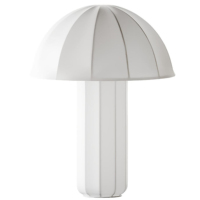 Lampe de bureau Kahlo moderne en fer et tissu, en forme de champignon, avec lumière LED pour chambre, bureau, salon, design simple