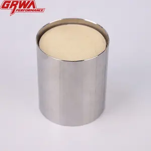 GRWA Euro5 Substrat métallique en nid d'abeille haute performance Revêtement de catalyseur à trois voies Convertisseur catalytique pour voitures