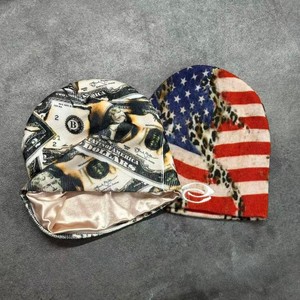 Hai Hai Mặt Thăng Hoa Dệt Kim Mũ Tùy Chỉnh Camo Mô Hình Ngụy Trang Bất Tree Skull Mũ Beanies Người Đàn Ông Lụa Satin Beanie - Product Image 3