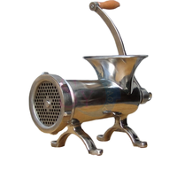 Penggiling daging Manual, Stainless Steel 32 penggiling daging Manual & Mincer baru kapasitas 22 #20kg/jam