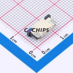 FPC-1.0AX-5PWCR-H25 FFC/FPC Connector SMD,P=1mm,Horizontal Mount Connector Drawer Type Bottom Contact 5P 1mm - Product Image 2