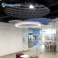 Paneles Acústicos Suspendidos de Fibra de Poliéster Ligeros, Absorbentes de Sonido, Marca Seninpanel
