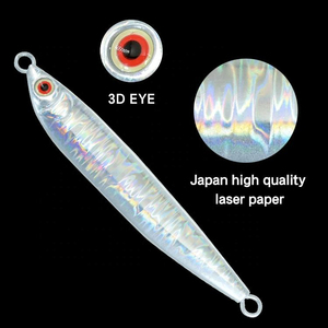Señuelos de Pesca 3D de 80g, Señuelos de Pesca de Metal para Agua Salada y Aguas Profundas, Jigs de Metal para Pesca Jigging - Product Image 3