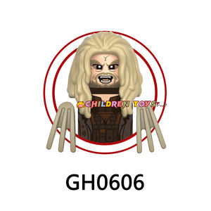 Mainan figur aksi Mini G0177 pahlawan Super Zenpool Logan sabrelooth <span class=keywords><strong>Pyro</strong></span> mainan figur blok bangun rakitan edukasi anak-anak - Product Image 3