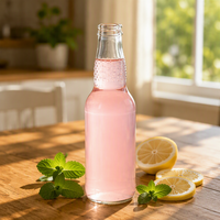 Vente Fabricant : Bouteilles en Verre Transparentes pour Jus, Sodas, Lait de Soja et Boissons – 300ml et 450ml