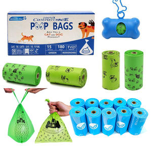 Bolsa de Basura Compostable de Maicena para Excrementos de Perro al por Mayor Personalizada, Bolsa Portátil para Recoger Excrementos de Mascotas, Bolsa de Basura para Heces de Perro - Product Image 3