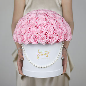 Fleurs décoratives Saint Valentin Cadeau Immortel Infinity Eternal Forever Stabilized Préservé Roses Box - Product Image 4