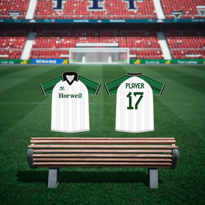 Camiseta de fútbol vintage retro personalizada, camiseta de fútbol clásica de poliéster Jacquard de verano, estilo clásico a la moda - Product Image 4