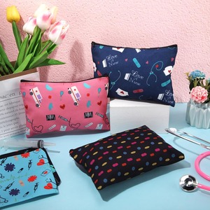 Factory Price <b>Nurse</b> Survival Kit Cosmetic <b>Bag</b> Small Toiletry <b>Bag</b> Medical Theme Cosmetic Pouch for <b>Nurses</b> - Product Image 3