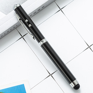 Bút Cảm Ứng Màn Hình 4 Trong 1 Bút Kim Loại Màu Trơn Đèn LED Đèn Pin Laser Mạnh Mẽ Cho Điện Thoại Di Động - Product Image 6