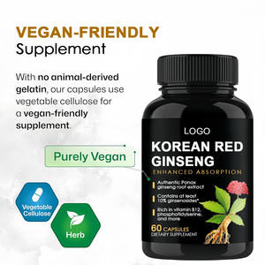 Suplemen Herbal kapsul ekstrak <span class=keywords><strong>Ginseng</strong></span> merah Korea organik kualitas tinggi untuk dewasa ekstrak akar <span class=keywords><strong>Ginseng</strong></span> Panax - Product Image 3