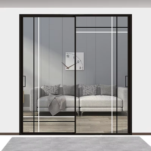 Porte Scorrevoli per Casa a <span class=keywords><strong>2</strong></span> e 3 Binari in Alluminio, Durevoli ed Eleganti, Altri Prodotti per Porte per Uso Domestico - Product Image 2
