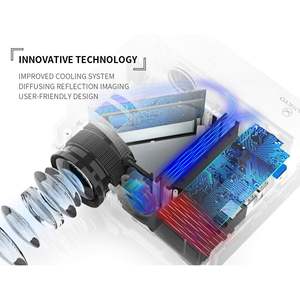 Vankyo giải trí 3 1080P hỗ trợ trắng Mini LED Máy chiếu di động tương thích với túi - Product Image 2