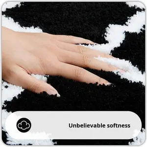 מחצלות מודרני לא להחליק אמבטיה מחצלות פוליאסטר מיטת שטיחים בצד המיטה שטיחים רצפת שטיח לשטיח ליד הבית - Product Image 5