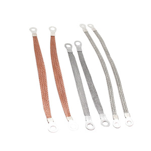 Cable Tray Grounding Wire Tinned <b>Copper</b> Clad Aluminum Braided <b>Strip</b> 2.5 4 6 Square Millimeters For Electrical Box Grounding - Product Image 2
