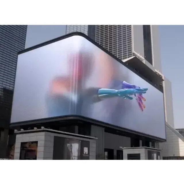 Caiyi Customized Advertising Billboard SMD LED Display 3840Hz/1920Hz 6mm Pixel Pitch Naked-Eye 3D Full Color Outdoor Screen 1