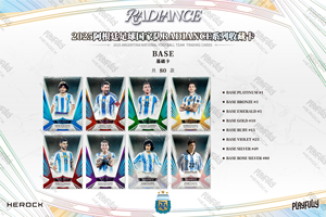 Paquete de 5 Cajas de Tarjetas Coleccionables de Fútbol HEROCK 2025, <span class=keywords><strong>Serie</strong></span> Radiance del Equipo Nacional de <span class=keywords><strong>Argentina</strong></span>, Messi - Product Image 2