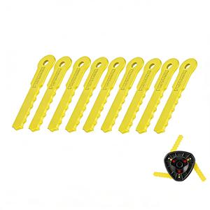 Paquete de 9 cuchillas de repuesto TLWAR-01 70289A Push-N-Load para desbrozadora inalámbrica a gas Weed Warrior PivoTrim Ugly Head Craftsman - Product Image 1