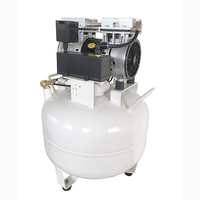Compresseur d'air dentaire portable électrique sans huile Skylun SL-B12 OEM 1HP silencieux 110V/220V avec réservoir de 32L certifié CE pour 2 fauteuils