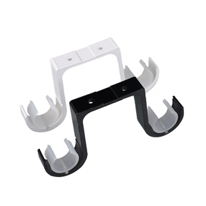 Support de <span class=keywords><strong>tringle</strong></span> à <span class=keywords><strong>rideau</strong></span> <span class=keywords><strong>double</strong></span> en fer noir de 28 mm pour <span class=keywords><strong>tringle</strong></span> à <span class=keywords><strong>rideau</strong></span> suspendue au plafond - Product Image 5