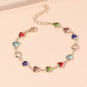 Bracelets papillon en cristal de diamant scintillant, délicats, plaqués or, avec pampilles en coquillage, émail, yeux maléfiques, sertis de zircon cubique - Product Image 3